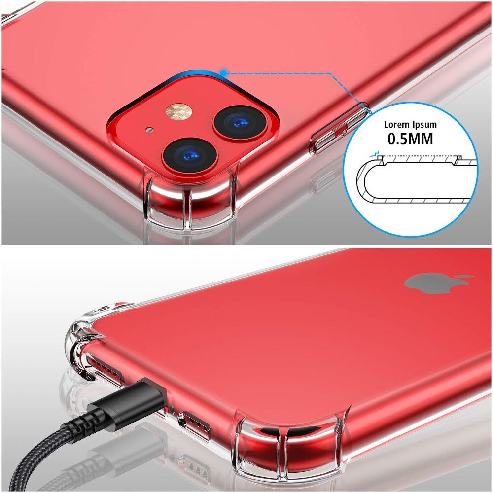 iPhone 12 mini clear case shockproof thin case - Picture 8 of 8